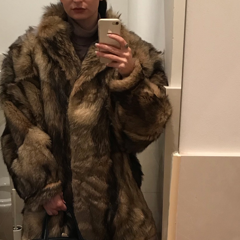Vintage European genuine fur coat